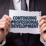 CPD suit with sign of continuing professional development