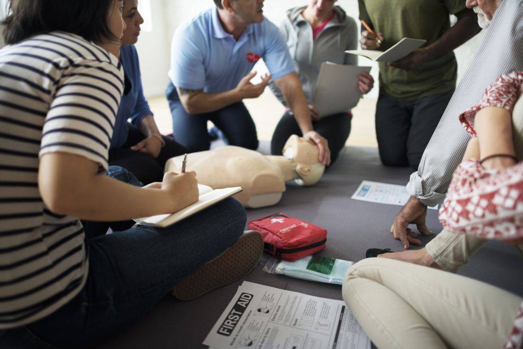 First aid cpr training